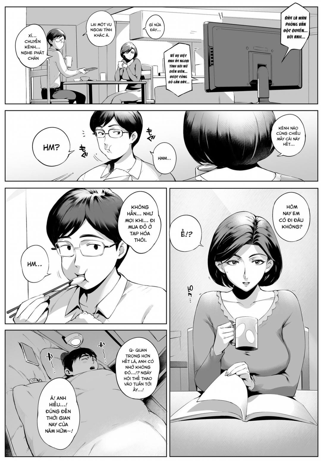 HentaiVN.net - Ảnh 36 - Tình Yêu Bị Ngăn Cấm [Futei Koubi Zuma Honoka; Cheating Wife Honoka ~ Caught Red – Handed Edition] - Oneshot