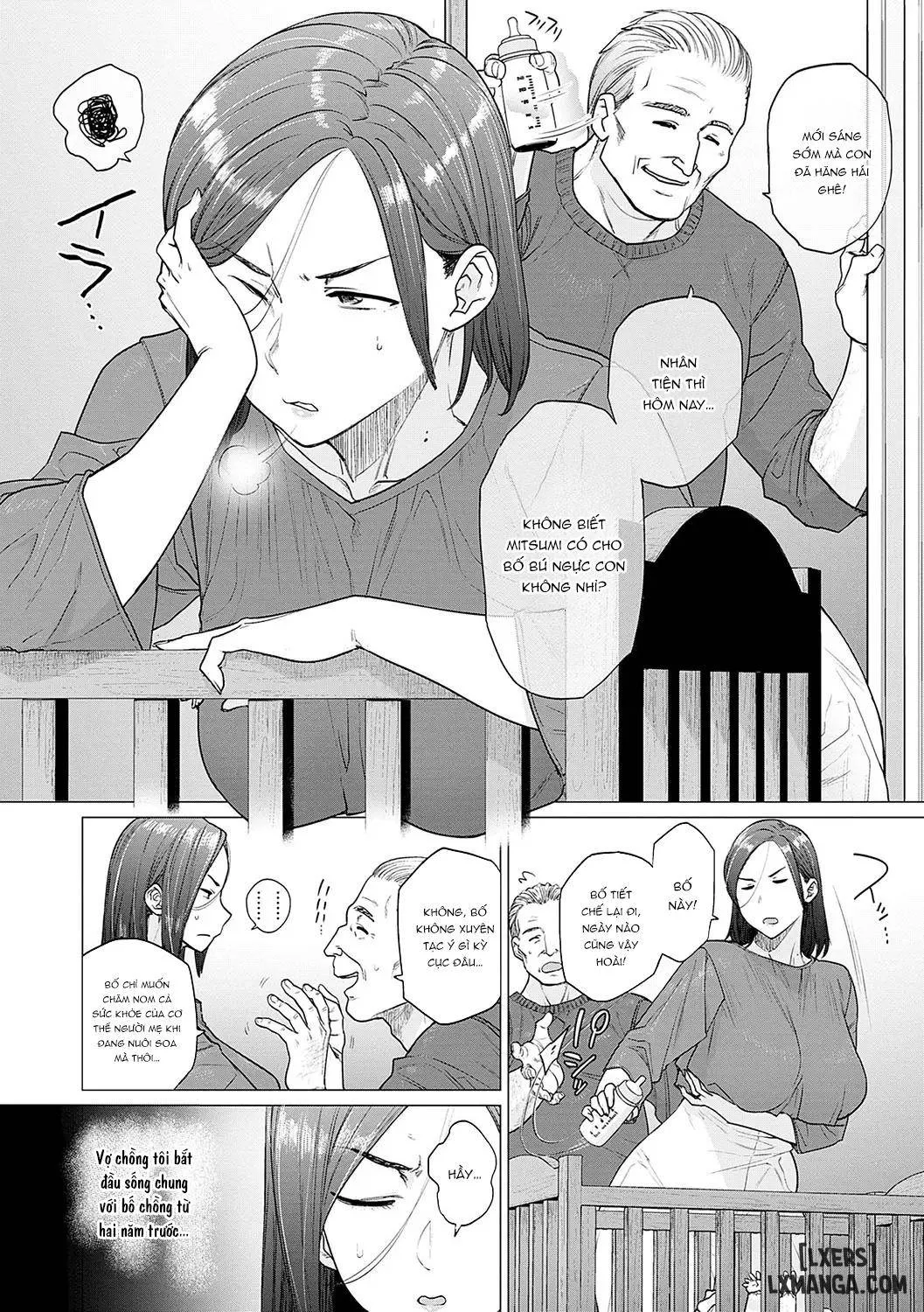 HentaiVN.net - Ảnh 4 - Toutou to Dakudaku - Chapter 4 - Bố chồng à, xin hãy giúp con!
