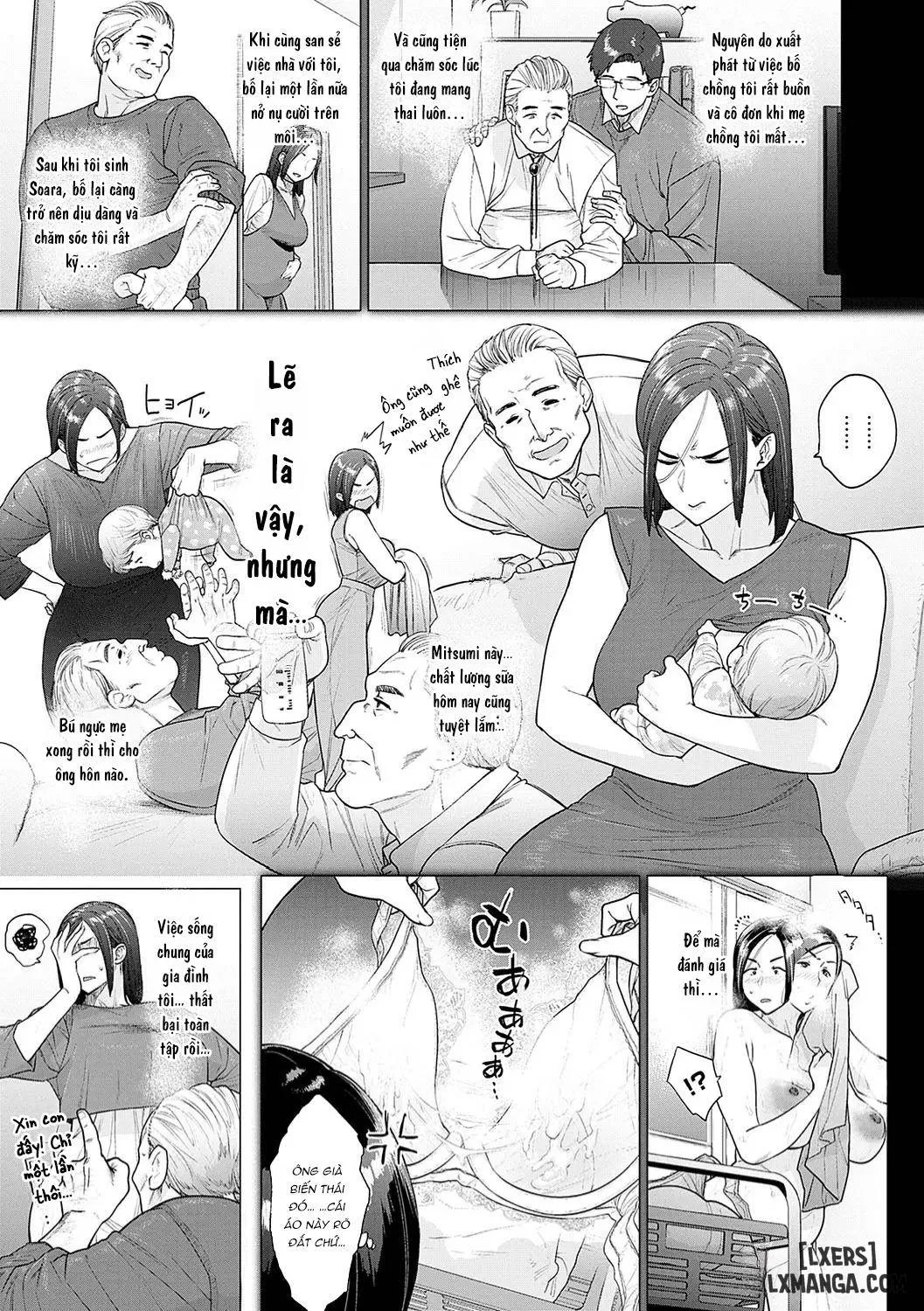 HentaiVN.net - Ảnh 5 - Toutou to Dakudaku - Chapter 4 - Bố chồng à, xin hãy giúp con!