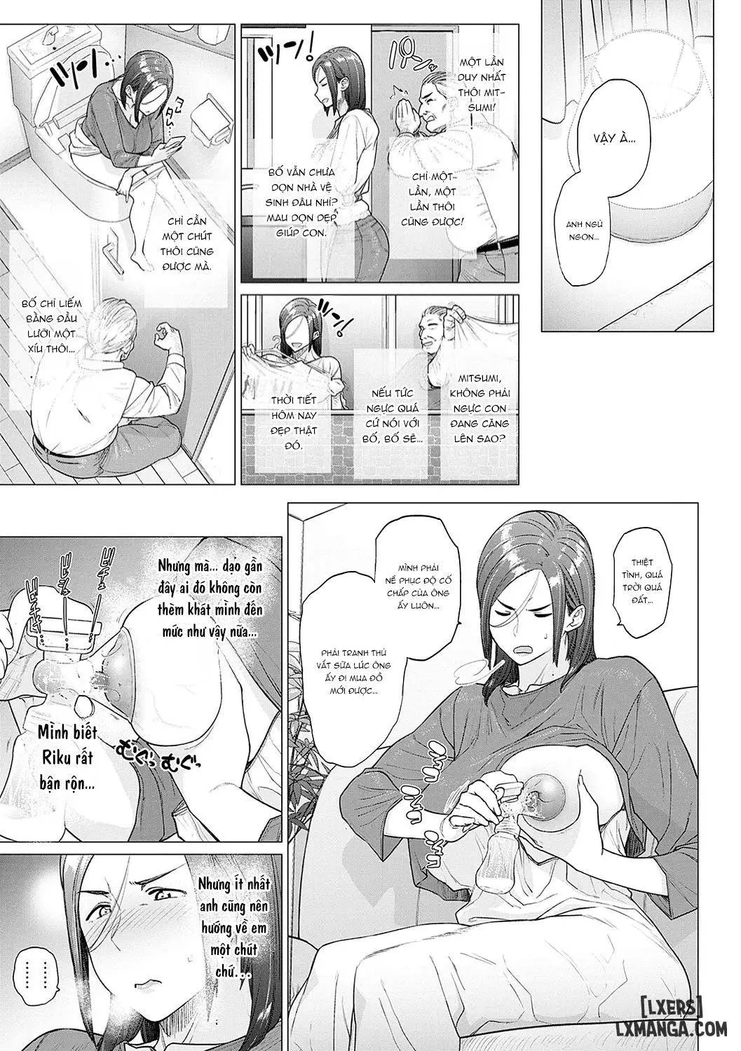 HentaiVN.net - Ảnh 7 - Toutou to Dakudaku - Chapter 4 - Bố chồng à, xin hãy giúp con!