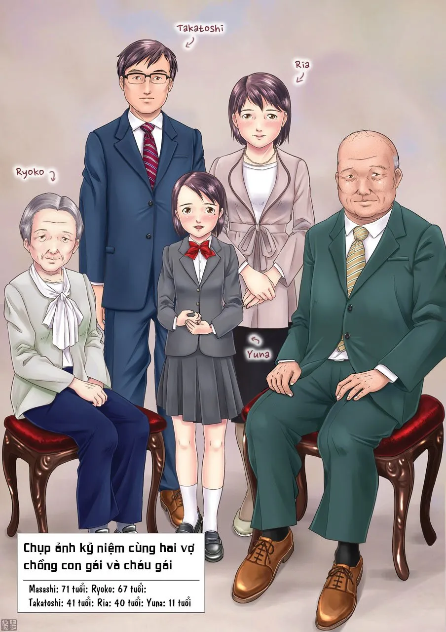 HentaiVN.net - Ảnh 3 - Hiếp dâm cả nhà khi ngủ trong vài chục năm [睡眠姦性長観察 最終版; Suiminkan Seichou Kansatsu - Final Version] - Chap 2 End