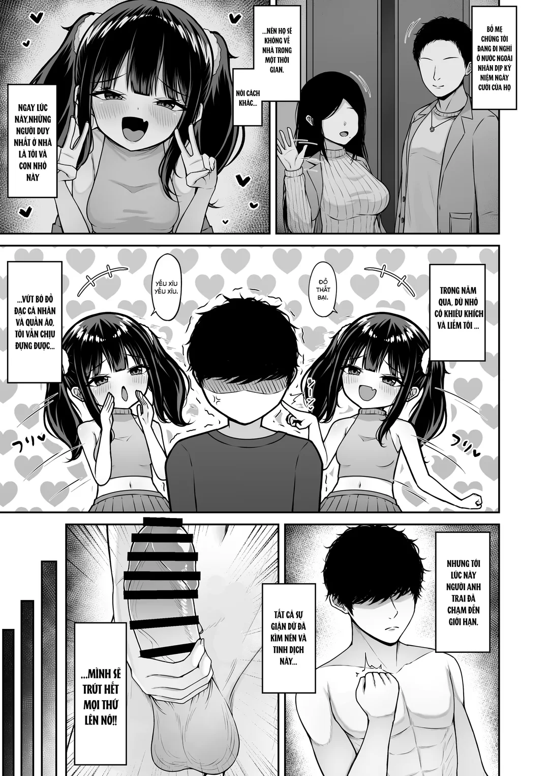 HentaiVN.net - Ảnh 10 - Nhỏ em gái hư hỏng không trung thực - Oneshot