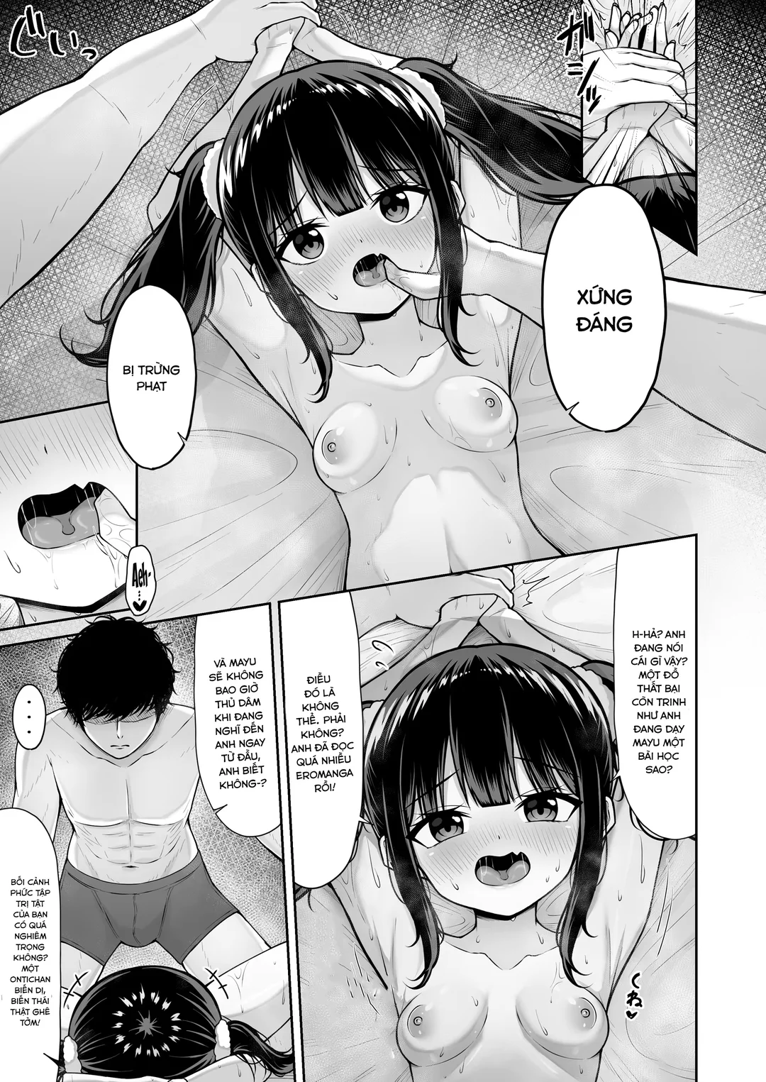 HentaiVN.net - Ảnh 16 - Nhỏ em gái hư hỏng không trung thực - Oneshot
