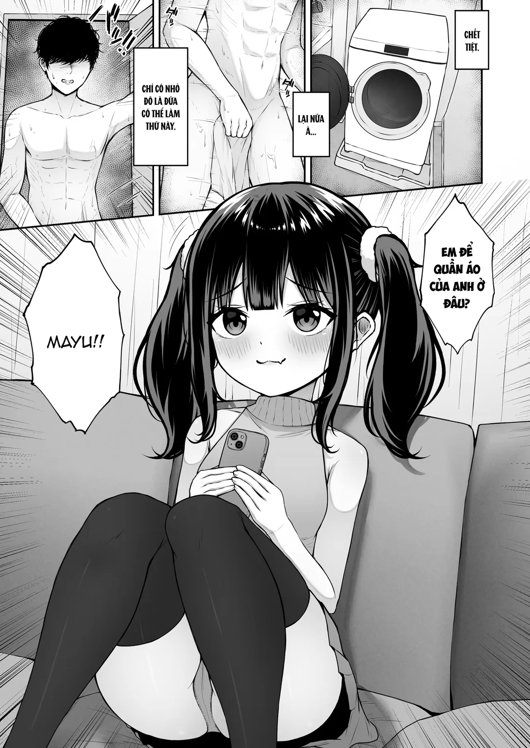 HentaiVN.net - Ảnh 4 - Nhỏ em gái hư hỏng không trung thực - Oneshot