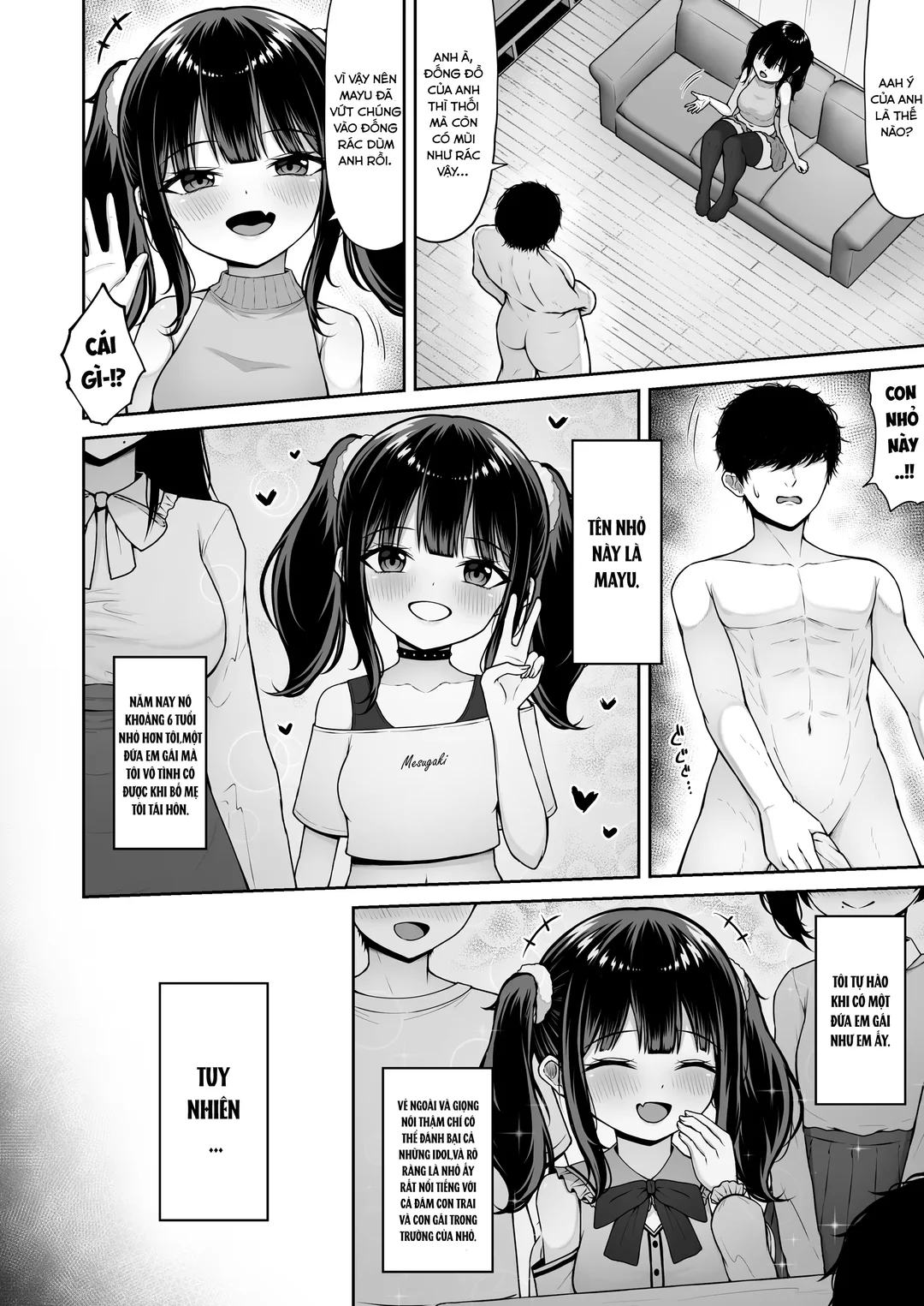 HentaiVN.net - Ảnh 5 - Nhỏ em gái hư hỏng không trung thực - Oneshot