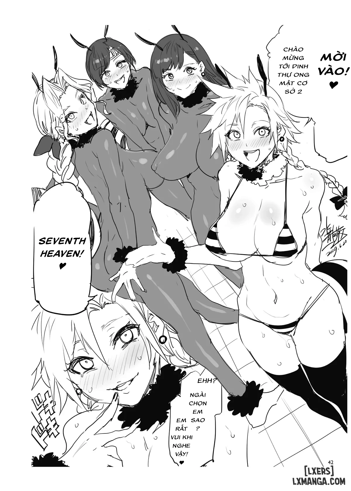 HentaiVN.net - Ảnh 43 - Dinh thự Ong Mật - chi nhánh số 2: Seventh Heaven - OneShot