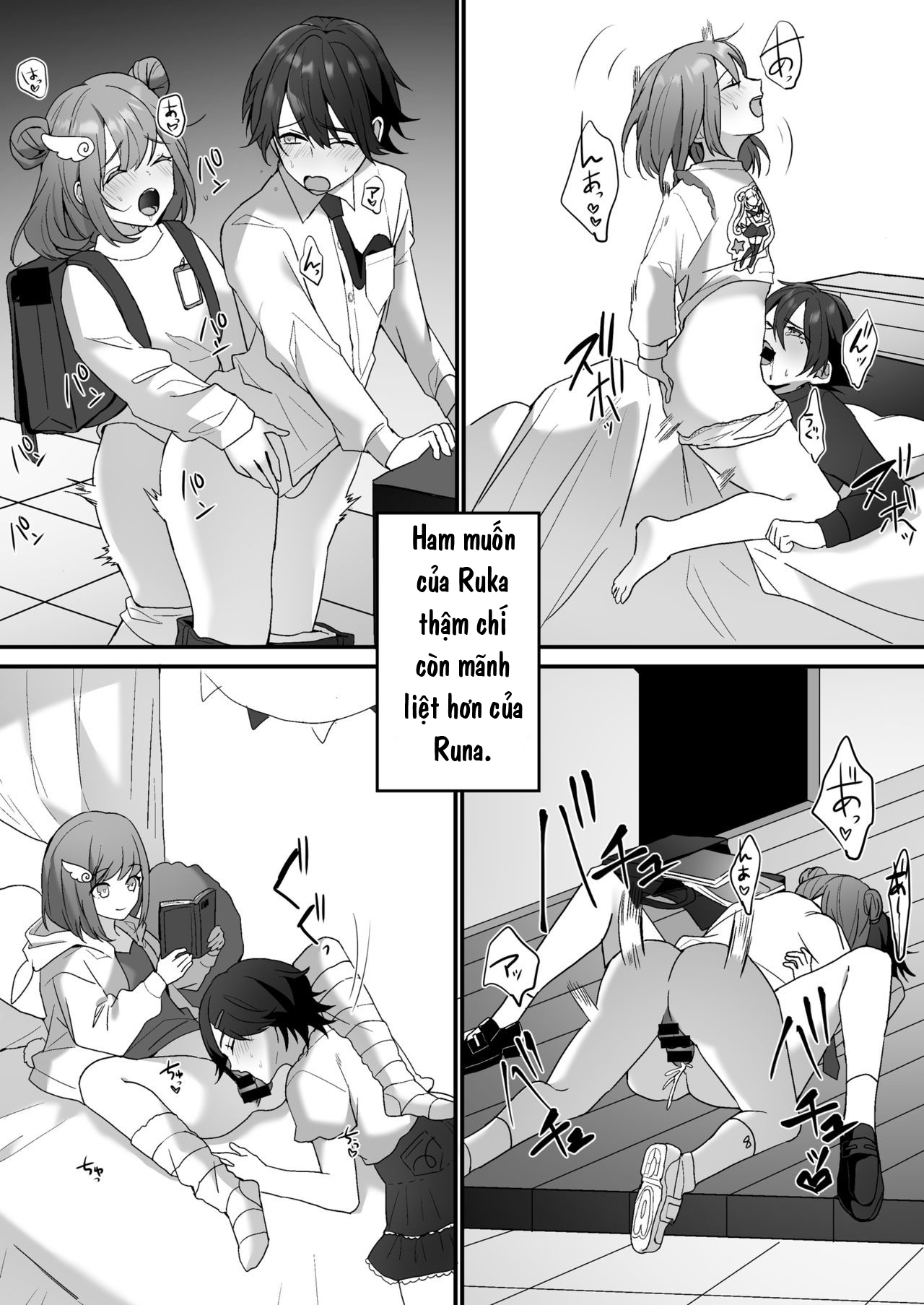 HentaiVN.net - Ảnh 12 - Futanari Shimai to Netorare Musume Ochi Papa - Oneshot