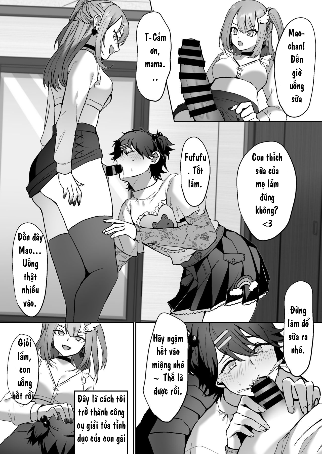 HentaiVN.net - Ảnh 6 - Futanari Shimai to Netorare Musume Ochi Papa - Oneshot