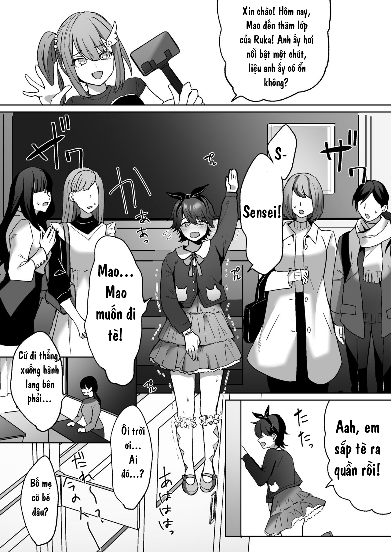 HentaiVN.net - Ảnh 16 - Futanari Shimai to Netorare Musume Ochi Papa - Oneshot (fix thiếu c hap)