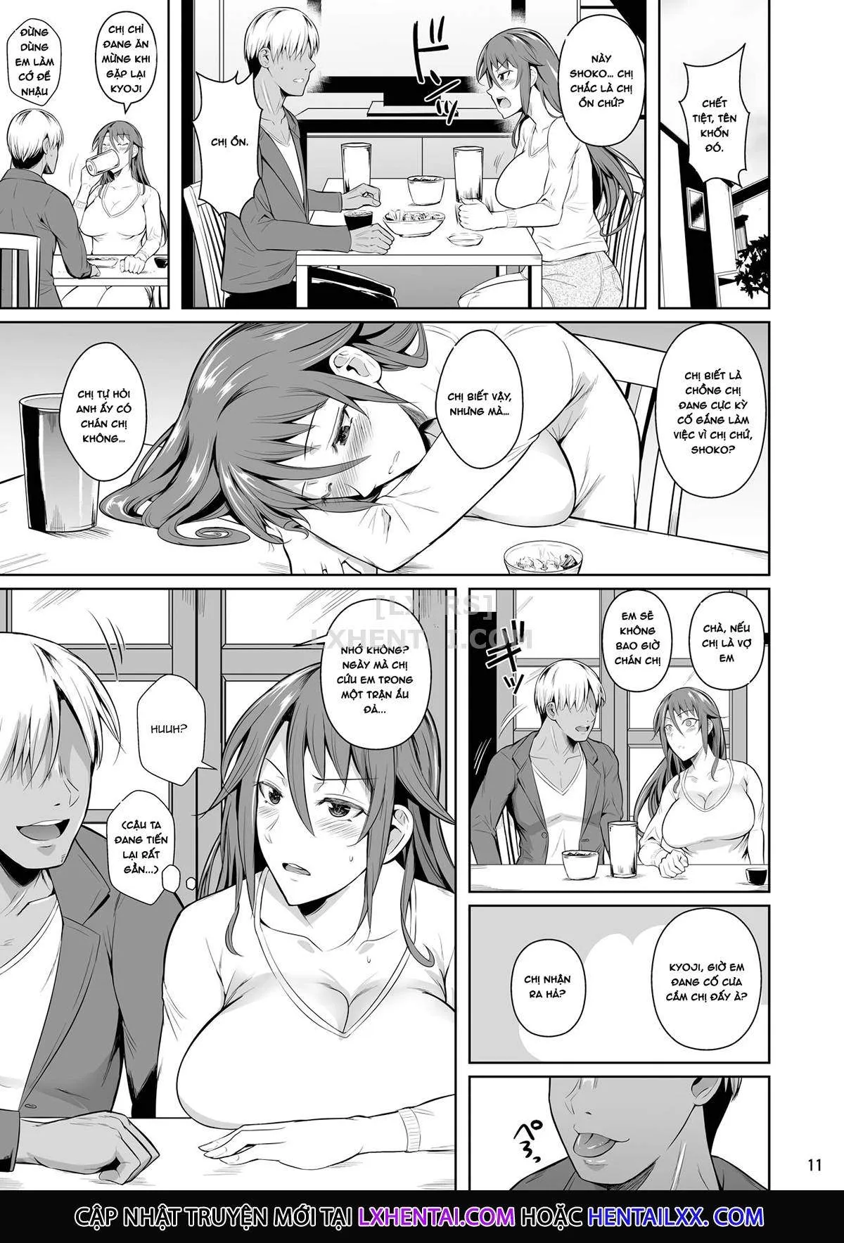 HentaiVN.net - Ảnh 13 - The Downtown Shopping Street's Wife's Holes [Shoutengai no Ana Zuma-tachi] - Chap 3