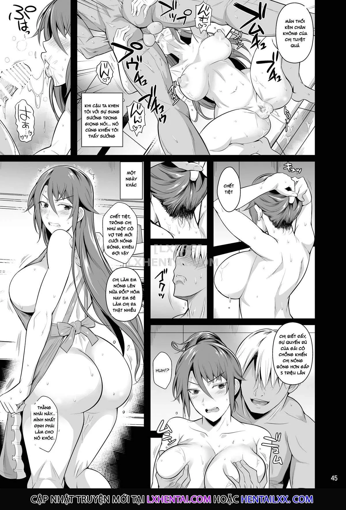 HentaiVN.net - Ảnh 47 - The Downtown Shopping Street's Wife's Holes [Shoutengai no Ana Zuma-tachi] - Chap 3