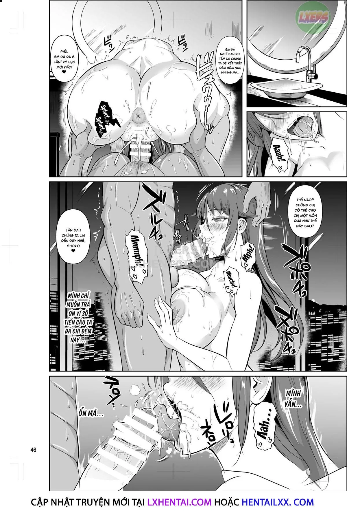 HentaiVN.net - Ảnh 48 - The Downtown Shopping Street's Wife's Holes [Shoutengai no Ana Zuma-tachi] - Chap 4