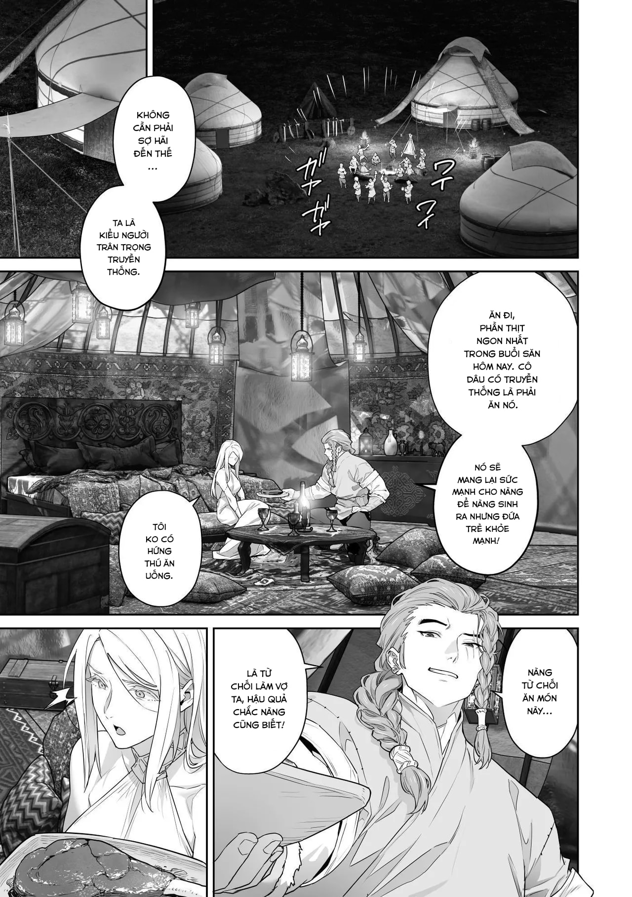 HentaiVN.net - Ảnh 25 - Cô dâu của những kẻ man rợ - Oneshot