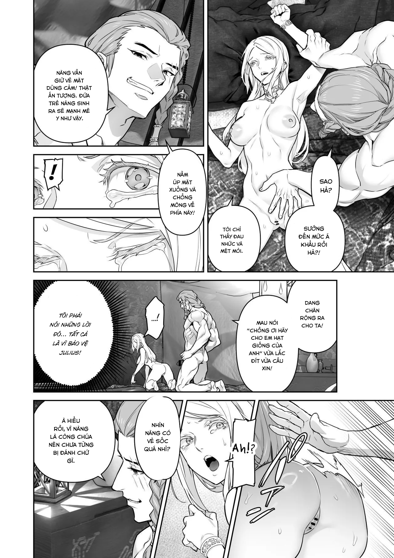 HentaiVN.net - Ảnh 40 - Cô dâu của những kẻ man rợ - Oneshot