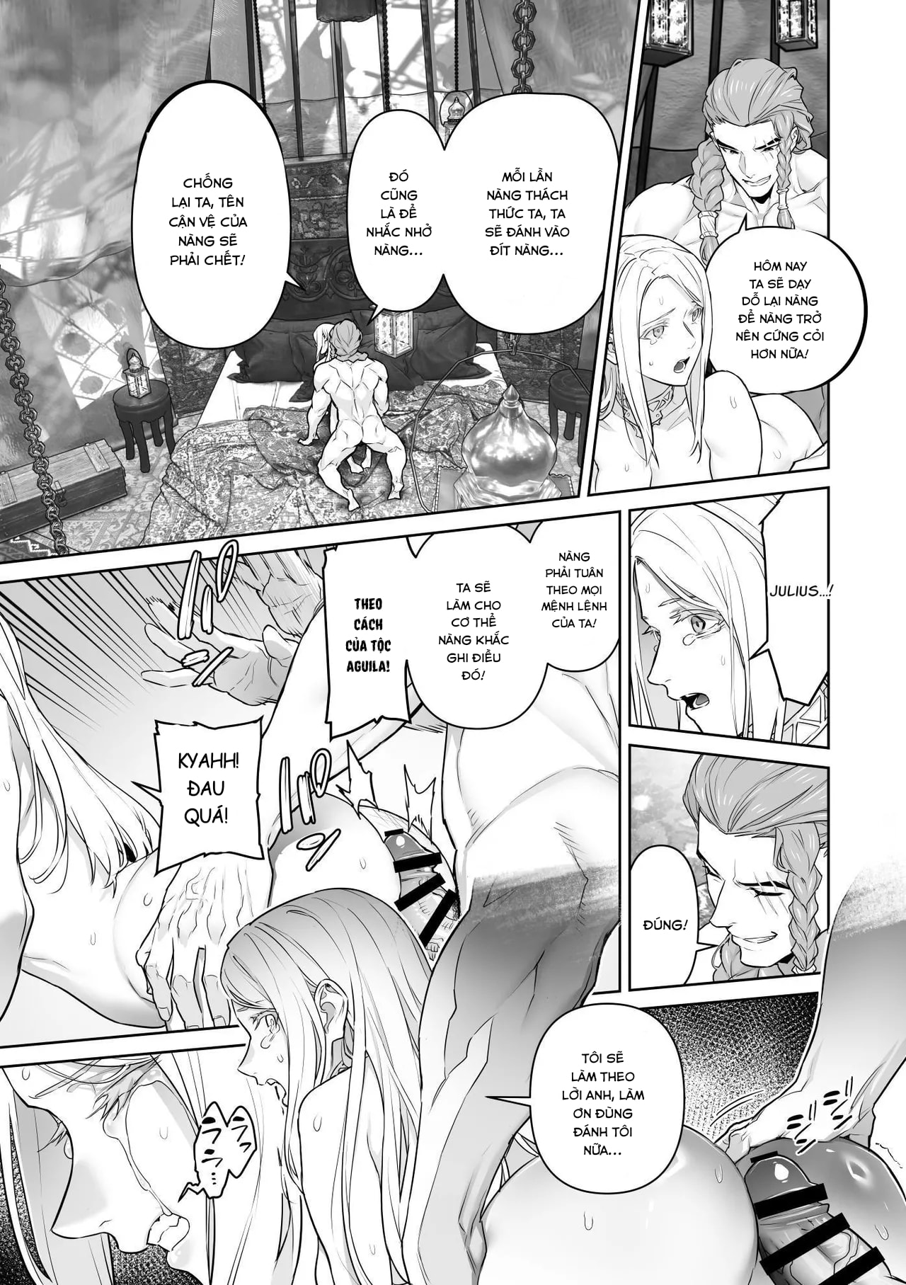 HentaiVN.net - Ảnh 41 - Cô dâu của những kẻ man rợ - Oneshot