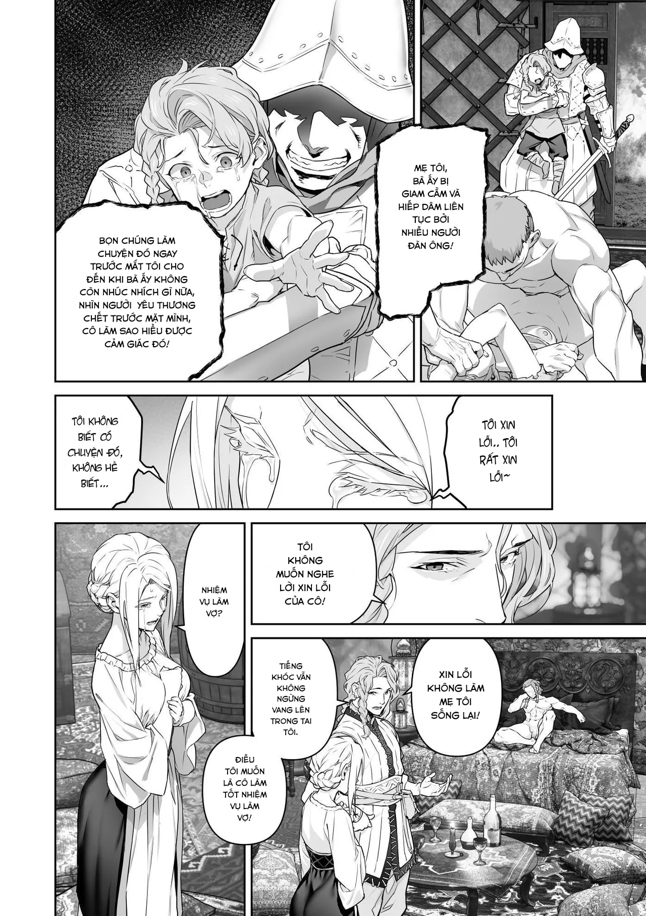 HentaiVN.net - Ảnh 60 - Cô dâu của những kẻ man rợ - Oneshot