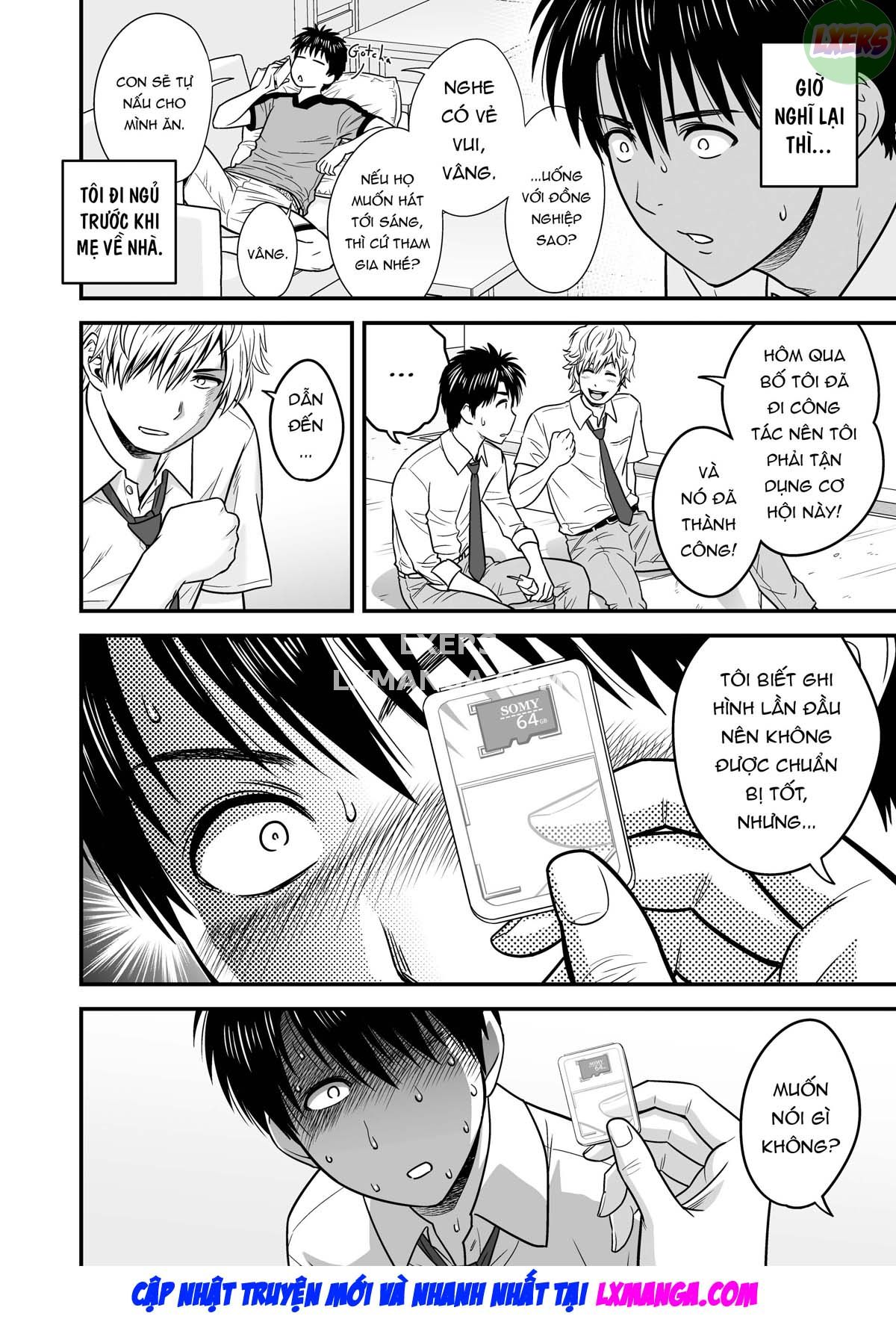 HentaiVN.net - Ảnh 22 - Vì mẹ tôi trở thành người yêu của bạn tôi [Because my mother became my friend's GF] - Chap 1