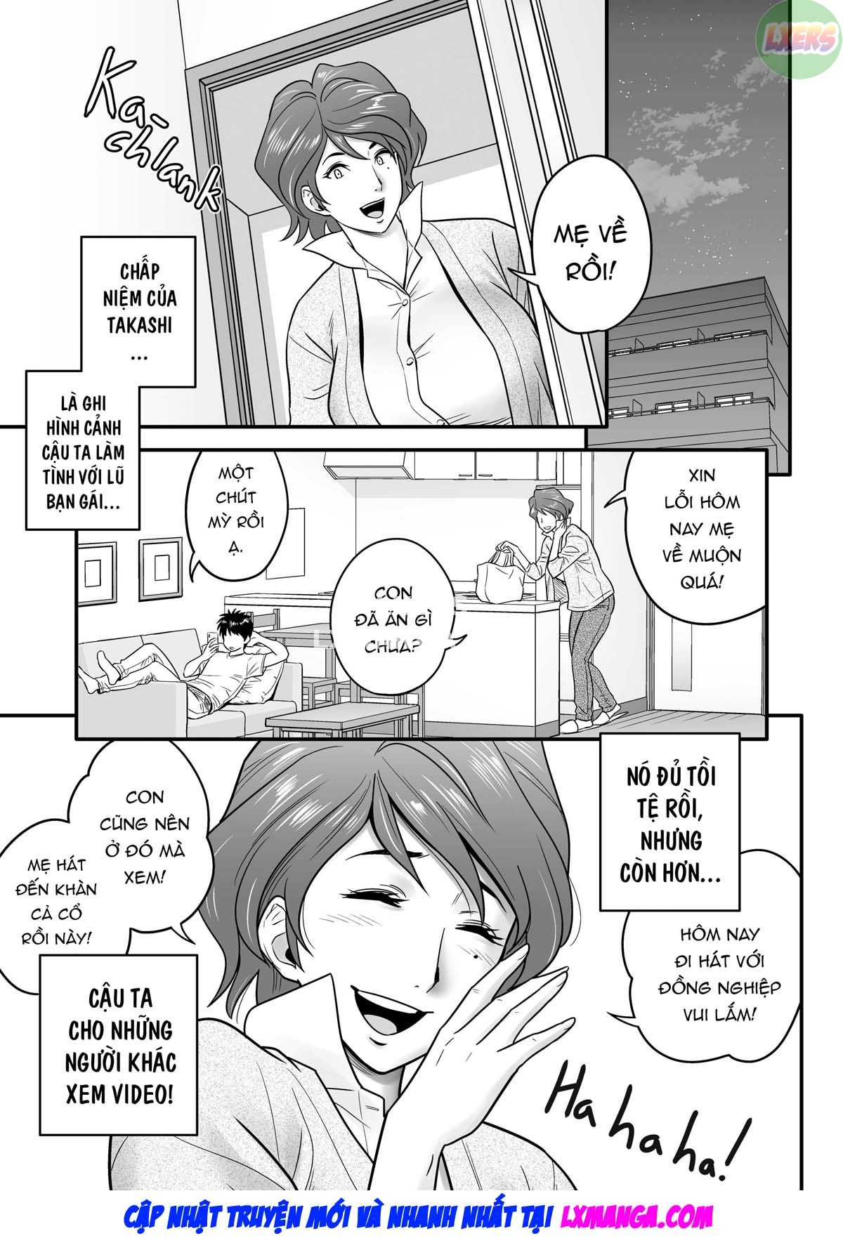 HentaiVN.net - Ảnh 25 - Vì mẹ tôi trở thành người yêu của bạn tôi [Because my mother became my friend's GF] - Chap 1