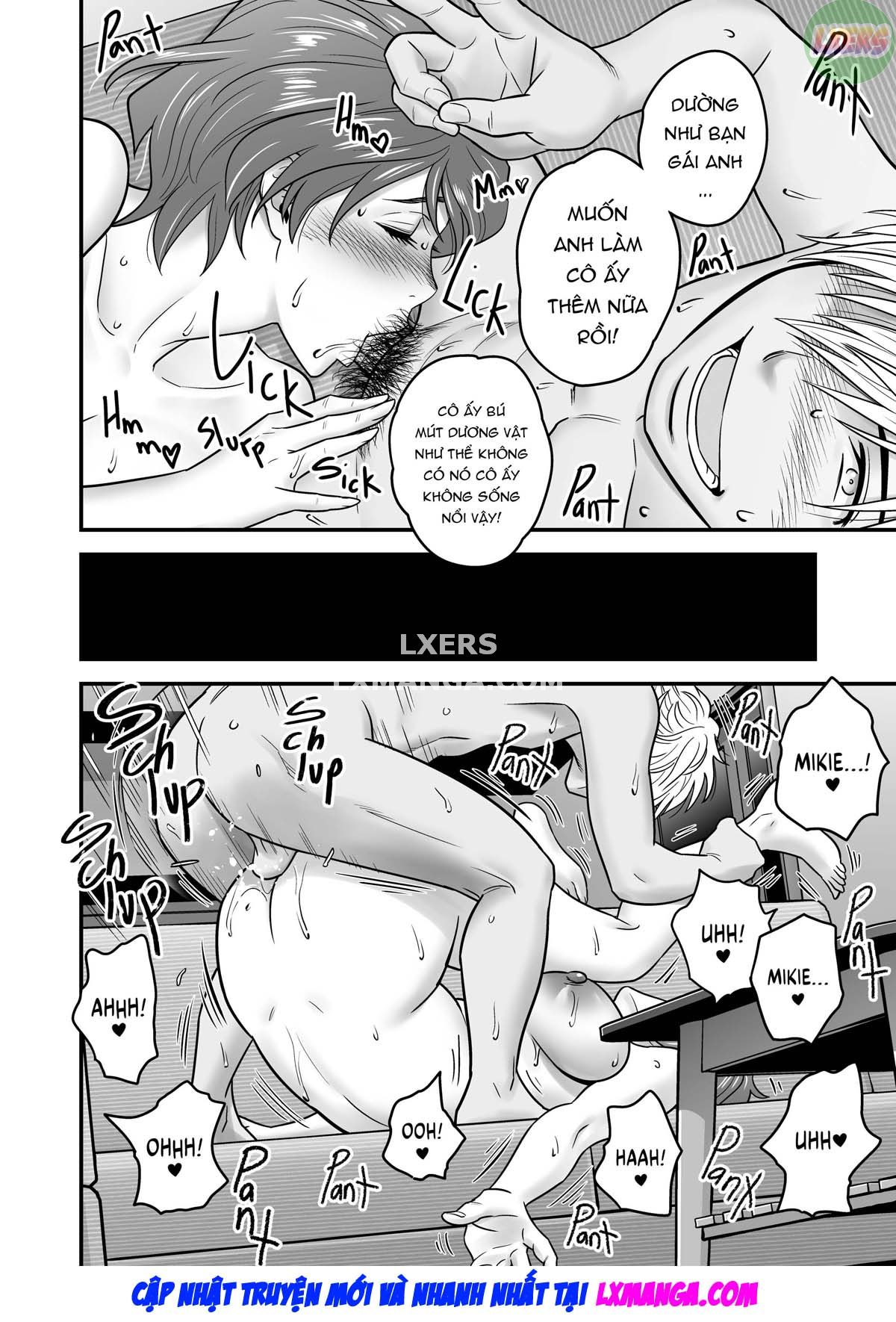 HentaiVN.net - Ảnh 40 - Vì mẹ tôi trở thành người yêu của bạn tôi [Because my mother became my friend's GF] - Chap 1