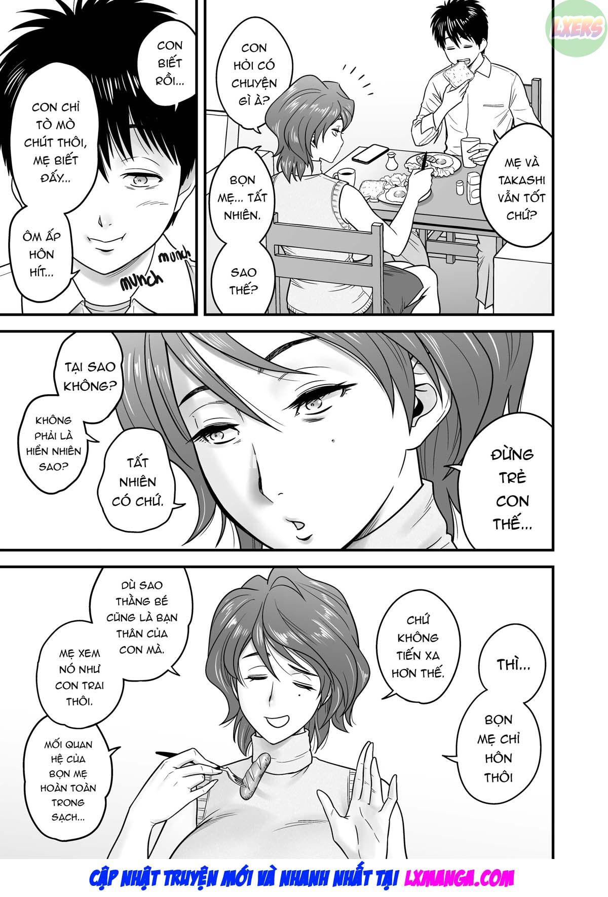 HentaiVN.net - Ảnh 49 - Vì mẹ tôi trở thành người yêu của bạn tôi [Because my mother became my friend's GF] - Chap 1