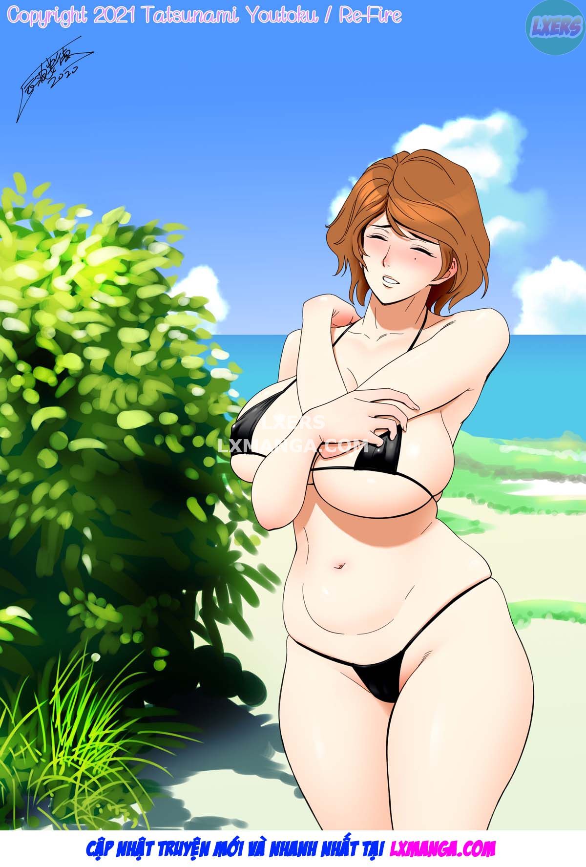 HentaiVN.net - Ảnh 54 - Vì mẹ tôi trở thành người yêu của bạn tôi [Because my mother became my friend's GF] - Chap 1