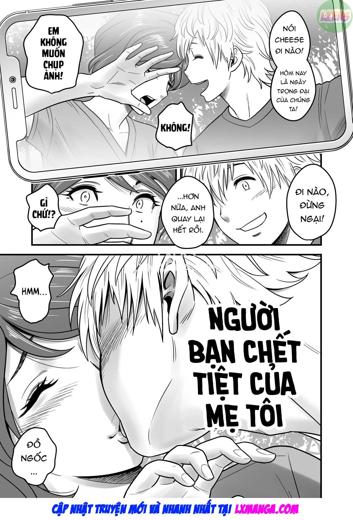 HentaiVN.net - Ảnh 7 - Vì mẹ tôi trở thành người yêu của bạn tôi [Because my mother became my friend's GF] - Chap 1