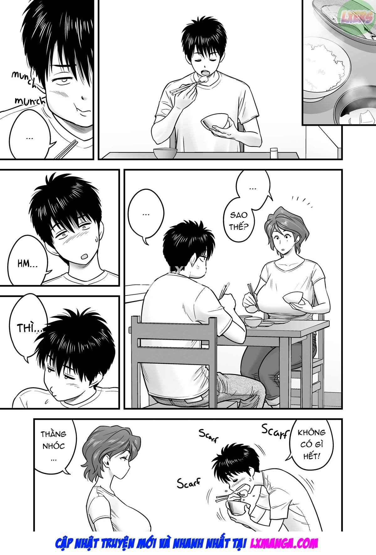 HentaiVN.net - Ảnh 9 - Vì mẹ tôi trở thành người yêu của bạn tôi [Because my mother became my friend's GF] - Chap 1
