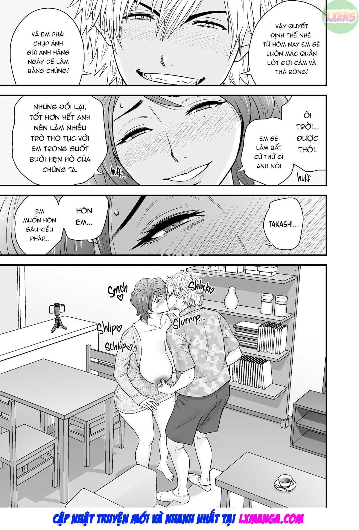 HentaiVN.net - Ảnh 17 - Vì mẹ tôi trở thành người yêu của bạn tôi [Because my mother became my friend's GF] - Chap 2
