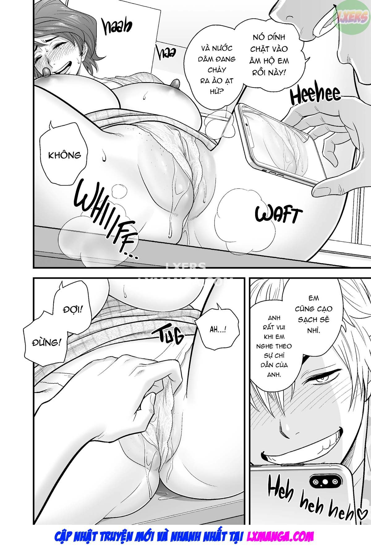HentaiVN.net - Ảnh 24 - Vì mẹ tôi trở thành người yêu của bạn tôi [Because my mother became my friend's GF] - Chap 2