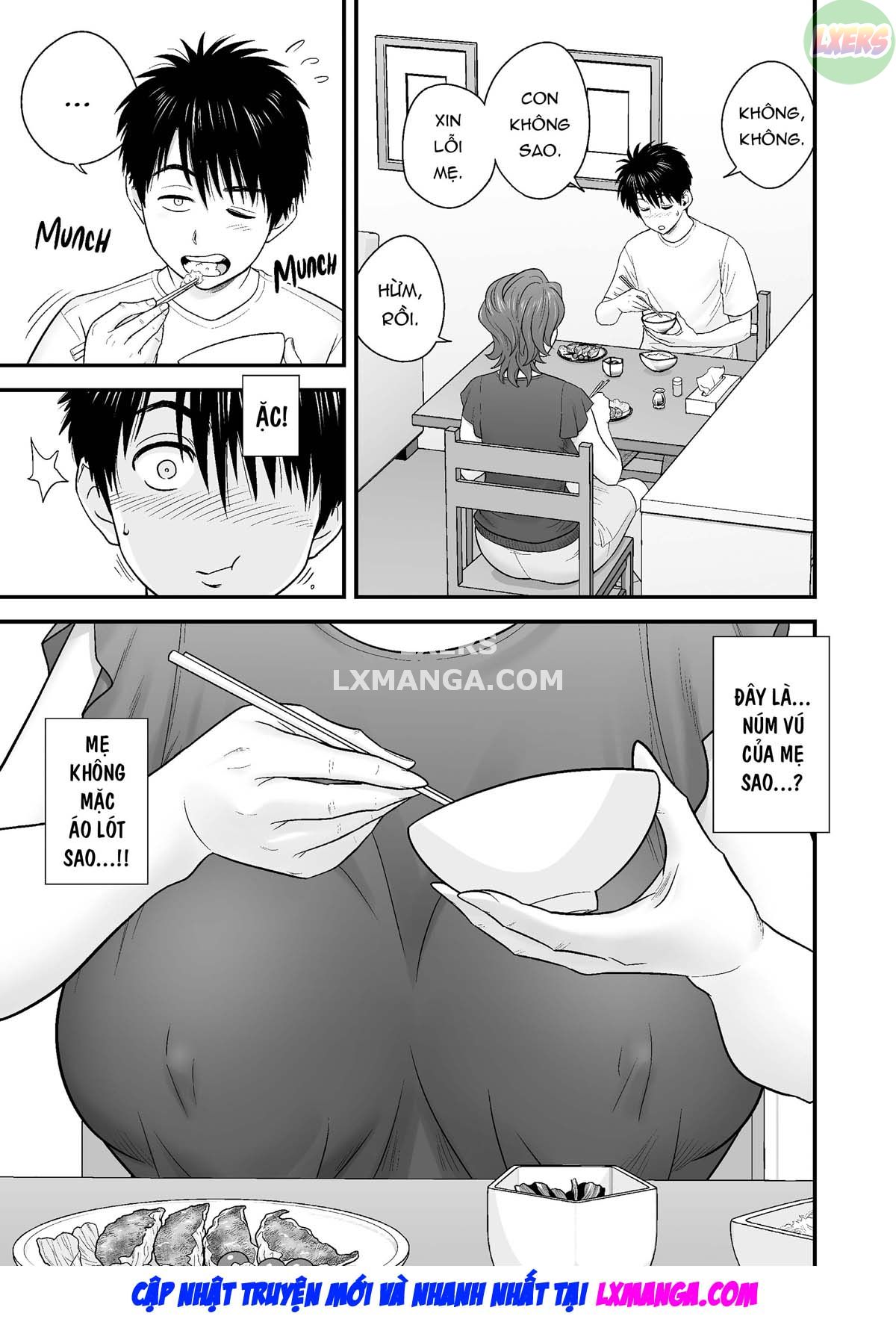 HentaiVN.net - Ảnh 29 - Vì mẹ tôi trở thành người yêu của bạn tôi [Because my mother became my friend's GF] - Chap 2