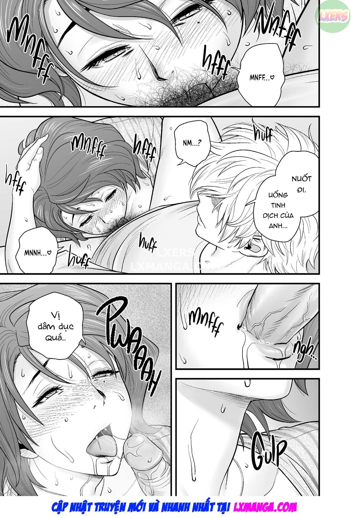 HentaiVN.net - Ảnh 37 - Vì mẹ tôi trở thành người yêu của bạn tôi [Because my mother became my friend's GF] - Chap 2