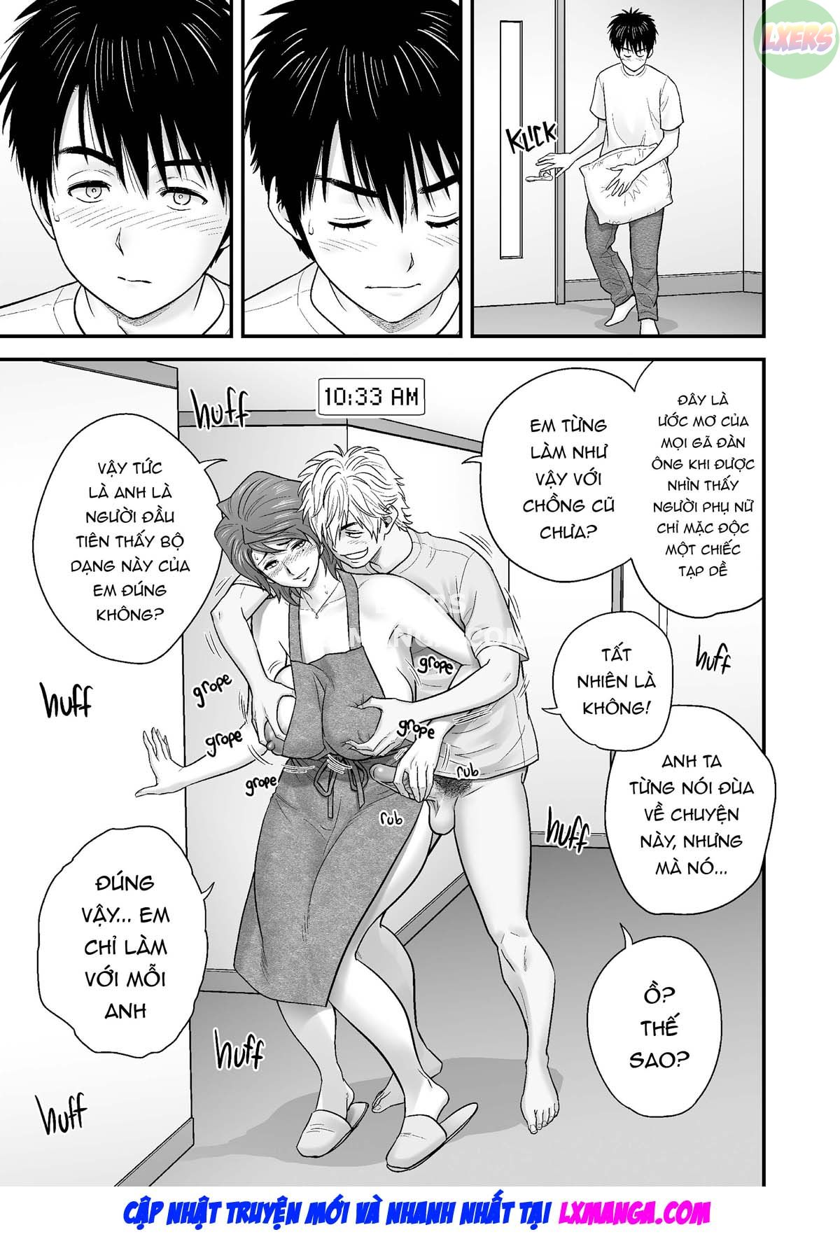 HentaiVN.net - Ảnh 41 - Vì mẹ tôi trở thành người yêu của bạn tôi [Because my mother became my friend's GF] - Chap 2