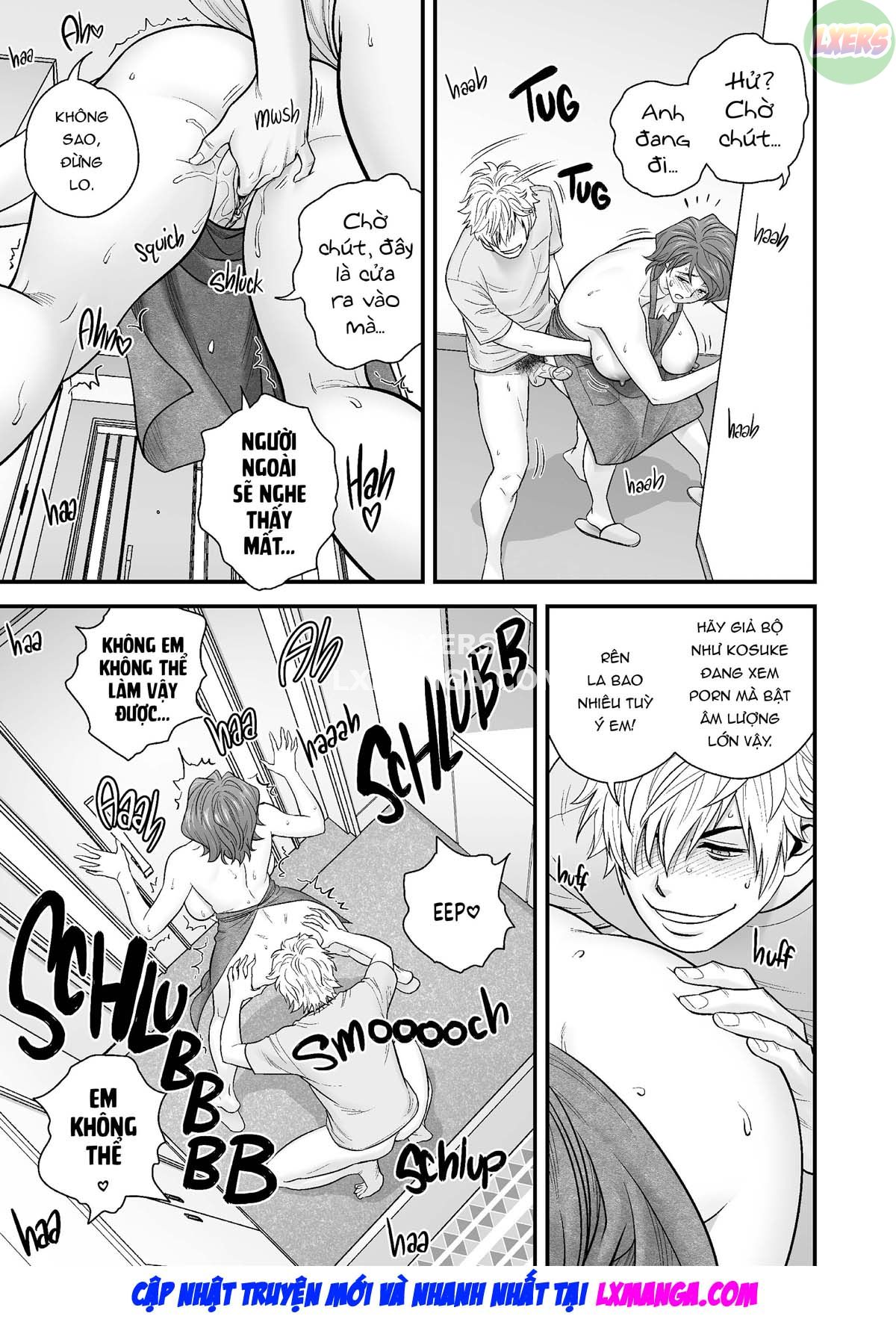 HentaiVN.net - Ảnh 43 - Vì mẹ tôi trở thành người yêu của bạn tôi [Because my mother became my friend's GF] - Chap 2