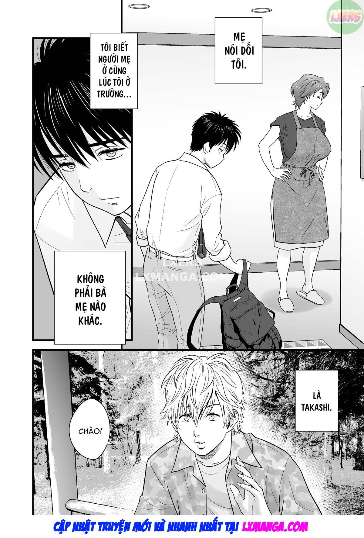 HentaiVN.net - Ảnh 6 - Vì mẹ tôi trở thành người yêu của bạn tôi [Because my mother became my friend's GF] - Chap 2