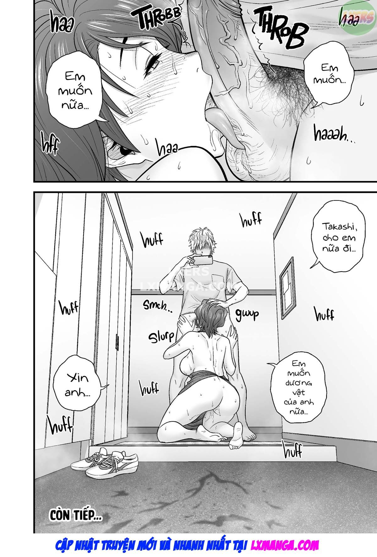 HentaiVN.net - Ảnh 54 - Vì mẹ tôi trở thành người yêu của bạn tôi [Because my mother became my friend's GF] - Chap 2