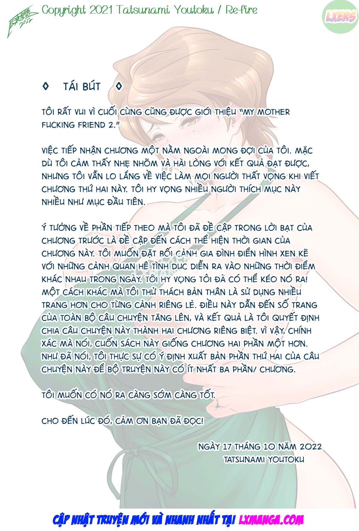 HentaiVN.net - Ảnh 55 - Vì mẹ tôi trở thành người yêu của bạn tôi [Because my mother became my friend's GF] - Chap 2