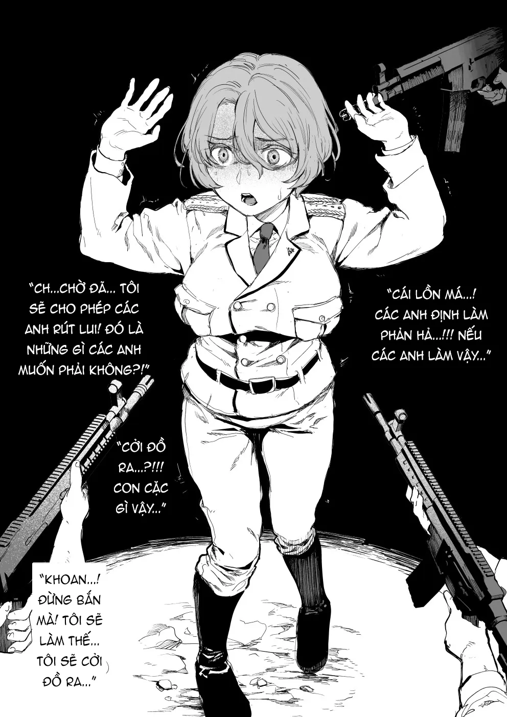 HentaiVN.net - Ảnh 3 - Tuyển Tập Truyện Ngắn Về Chiến Tranh Của Kubikiri - Con Chỉ Huy Ngu Xuẩn - Fallen on the Battlefield - Stupid Officer