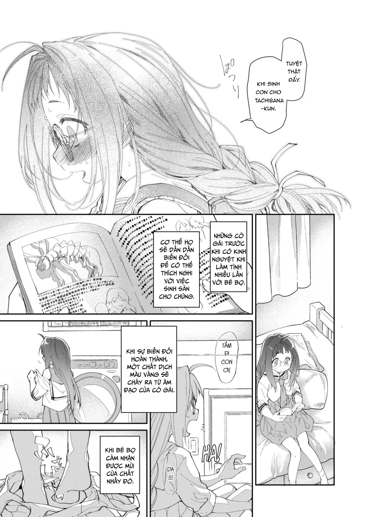 HentaiVN.net - Ảnh 19 - Chiếc váy và ký sinh trùng [Skirt to Kiseichuu ; スカートと寄生虫] - Chap 2