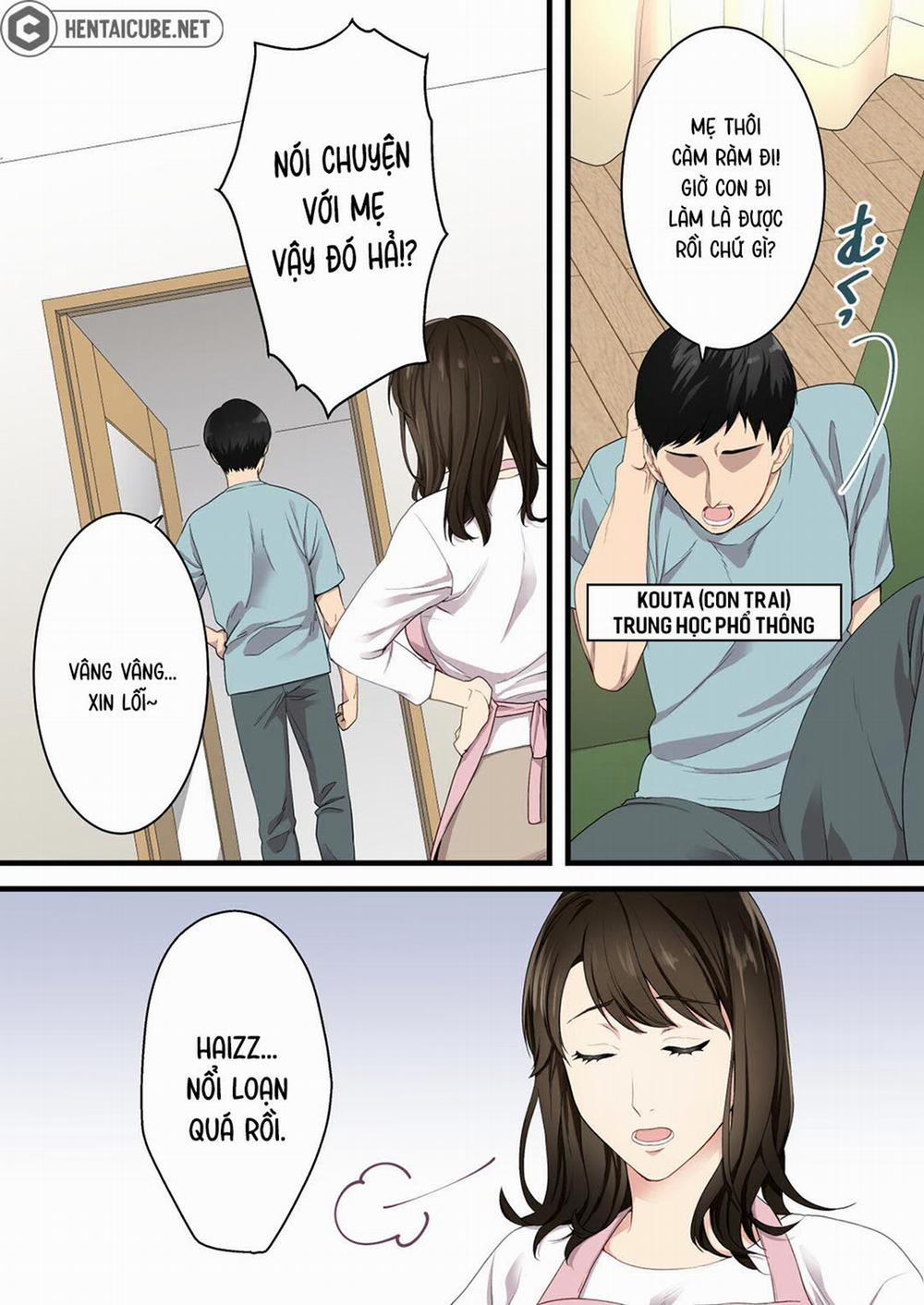 HentaiVN.net - Ảnh 3 - Mẹ con khắc khẩu đã trở thành người tình [Naka no Warukatta Haha to Musuko ga Amaama Couple ni Naru made; Arguing mother and son who became a loving couple] - Chap 1