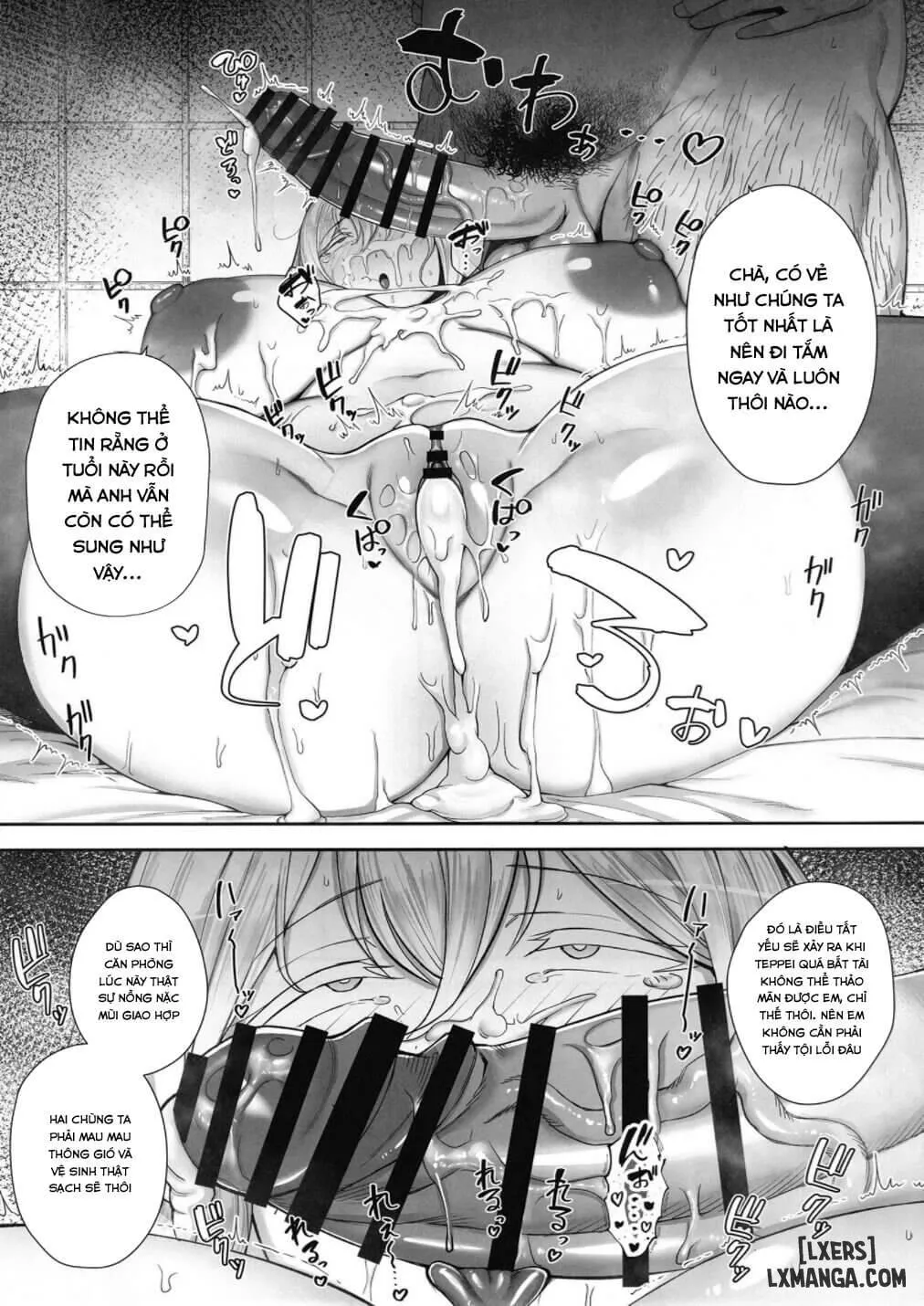 HentaiVN.net - Ảnh 41 - My Big Boobed Wife Is Fucking My Uncle Behind My Back! 2 - Oneshot