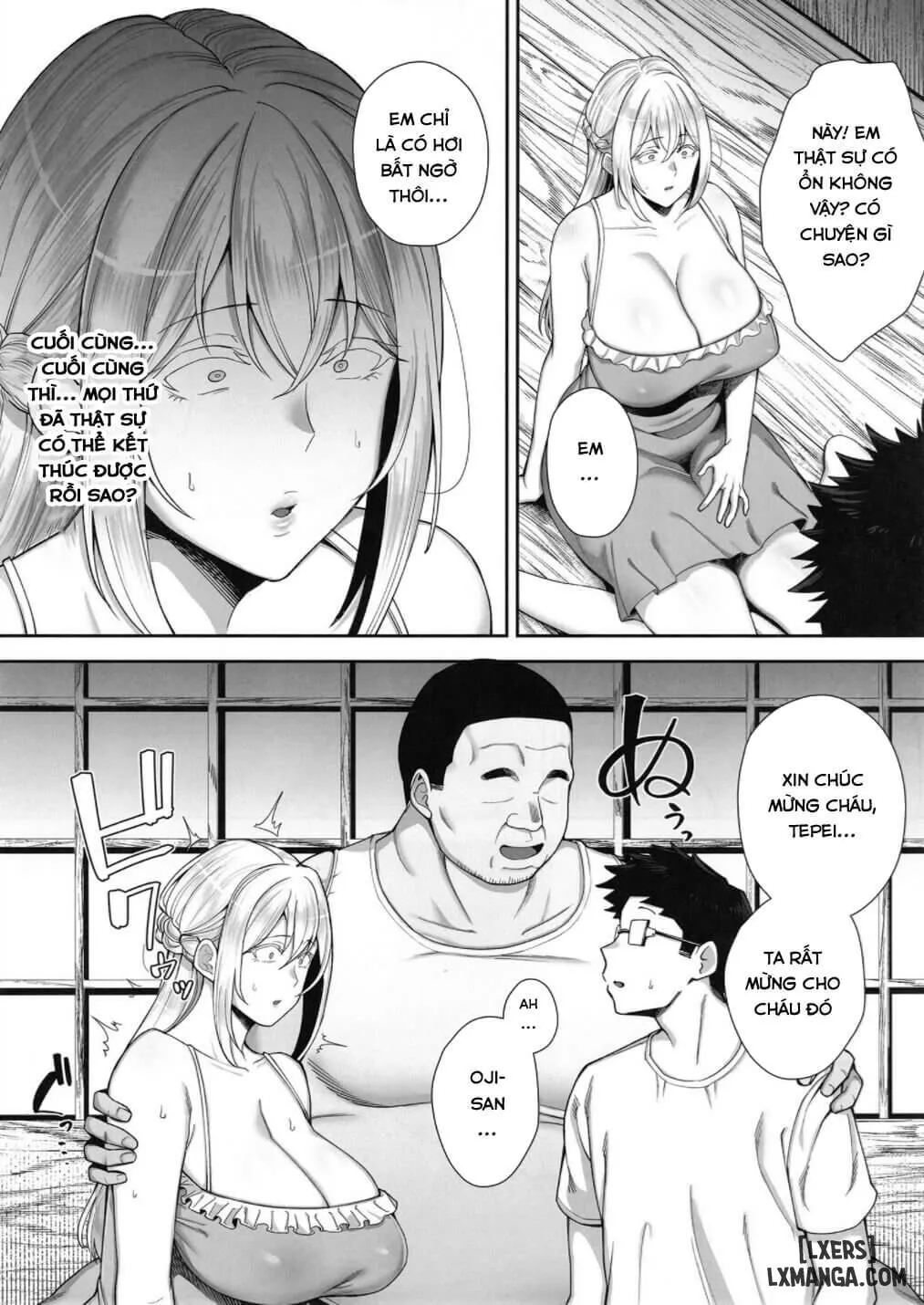 HentaiVN.net - Ảnh 43 - My Big Boobed Wife Is Fucking My Uncle Behind My Back! 2 - Oneshot