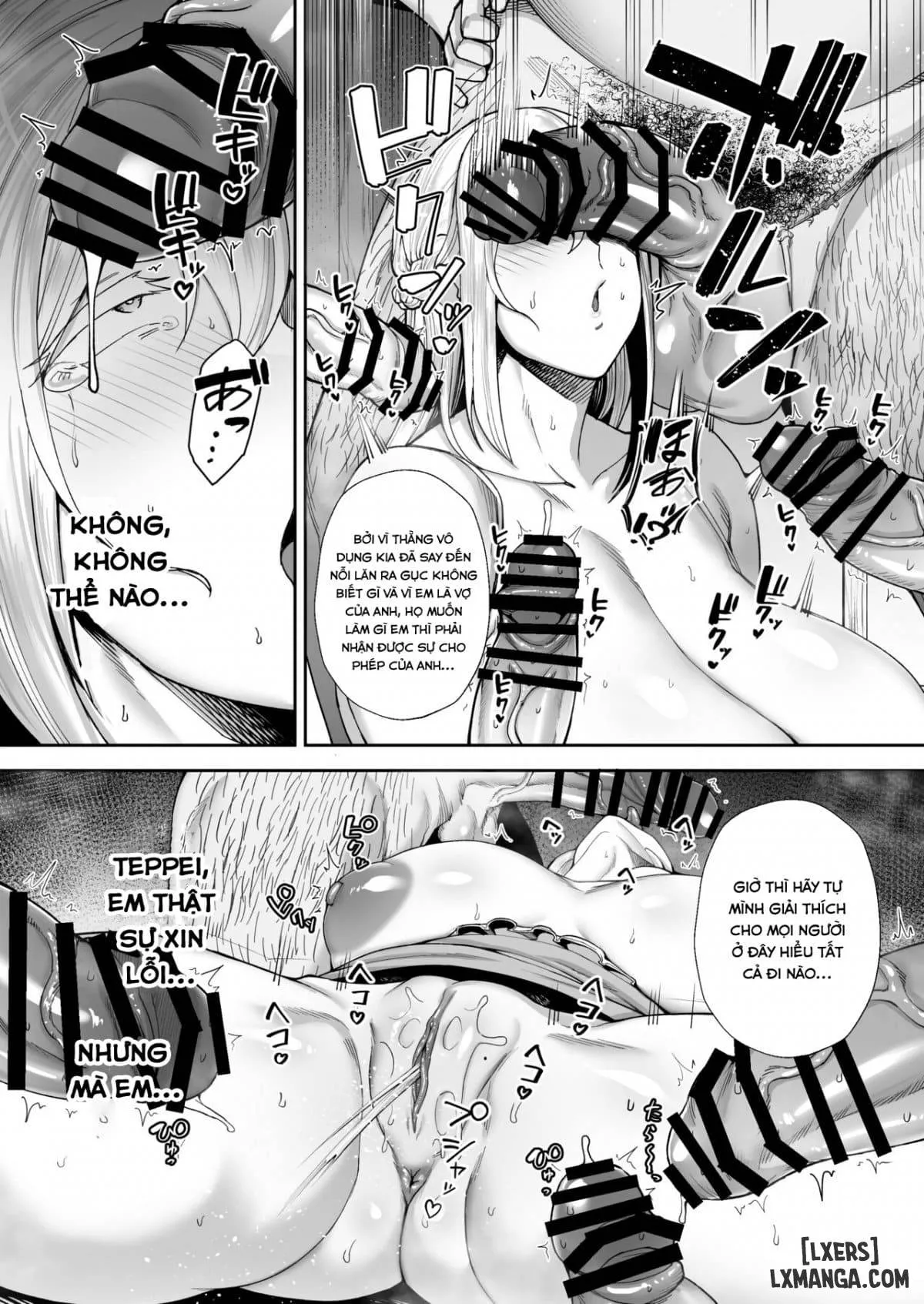 HentaiVN.net - Ảnh 62 - My Big Boobed Wife Is Fucking My Uncle Behind My Back! 2 - Oneshot