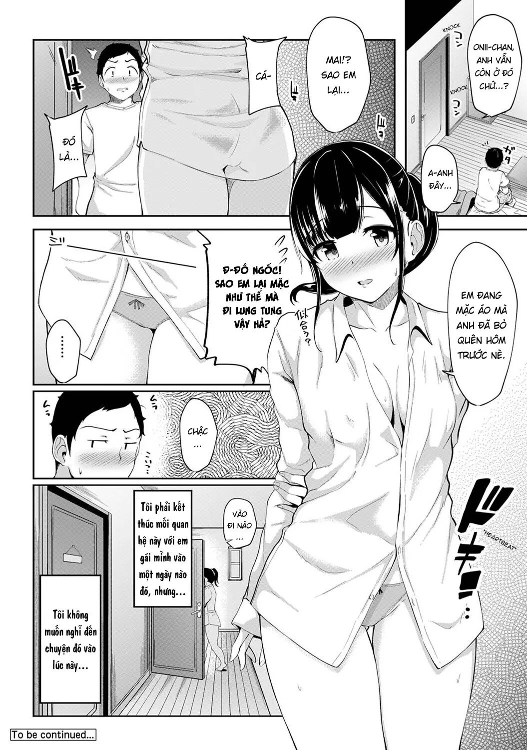 HentaiVN.net - Ảnh 25 - Tôi cố chịch em gái khi thấy ẻm mặc tạp dề khỏa thân... [I Woke Up to my Naked Apron Sister and Tried Fucking Her] - Chap 2