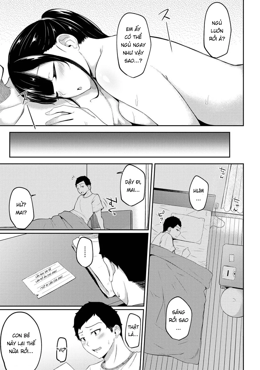 HentaiVN.net - Ảnh 22 - Tôi cố chịch em gái khi thấy ẻm mặc tạp dề khỏa thân... [I Woke Up to my Naked Apron Sister and Tried Fucking Her] - Chap 4
