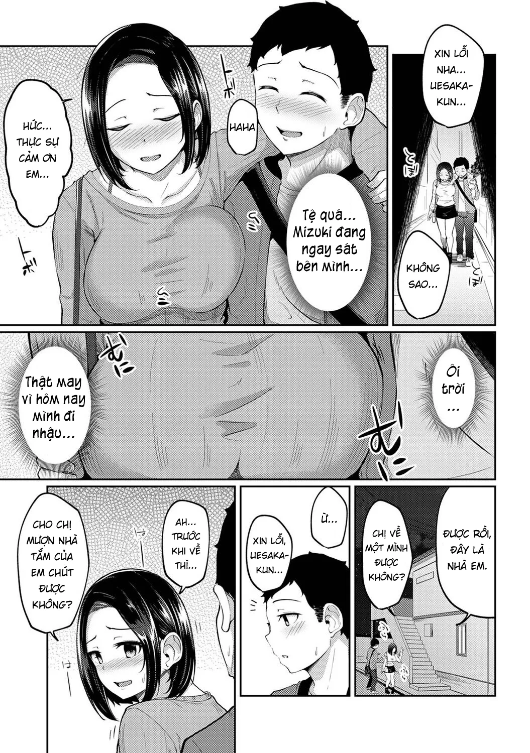 HentaiVN.net - Ảnh 24 - Tôi cố chịch em gái khi thấy ẻm mặc tạp dề khỏa thân... [I Woke Up to my Naked Apron Sister and Tried Fucking Her] - Chap 4
