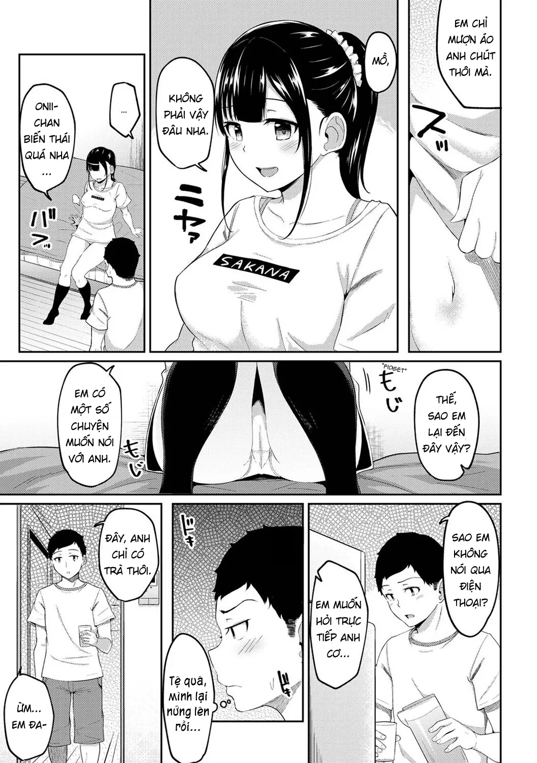 HentaiVN.net - Ảnh 6 - Tôi cố chịch em gái khi thấy ẻm mặc tạp dề khỏa thân... [I Woke Up to my Naked Apron Sister and Tried Fucking Her] - Chap 4