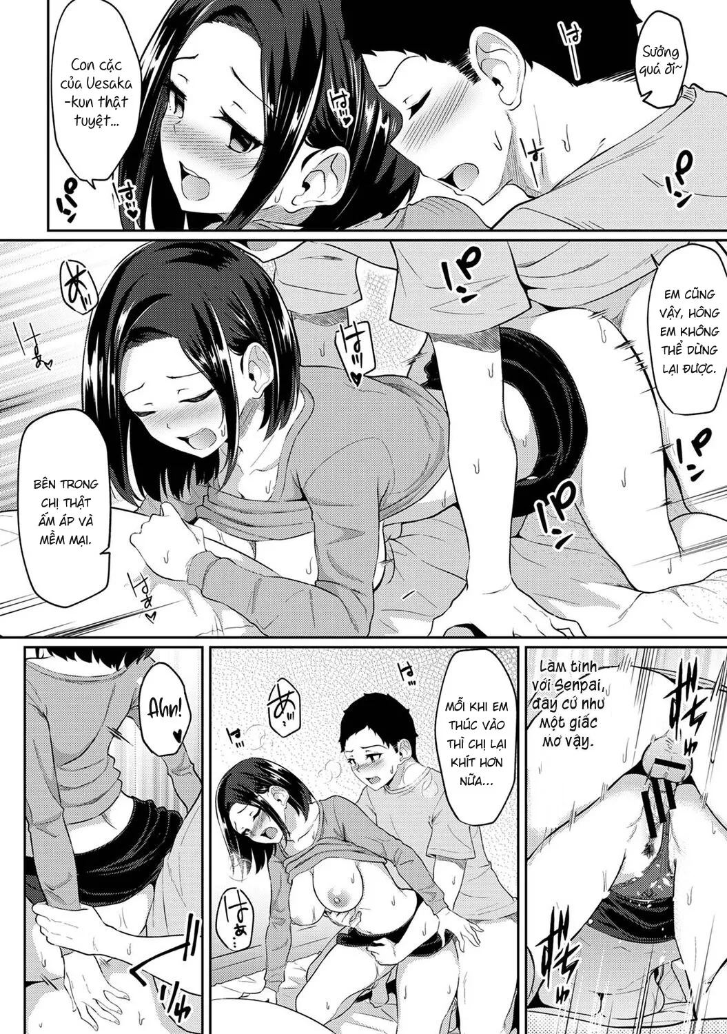 HentaiVN.net - Ảnh 13 - Tôi cố chịch em gái khi thấy ẻm mặc tạp dề khỏa thân... [I Woke Up to my Naked Apron Sister and Tried Fucking Her] - Chap 5