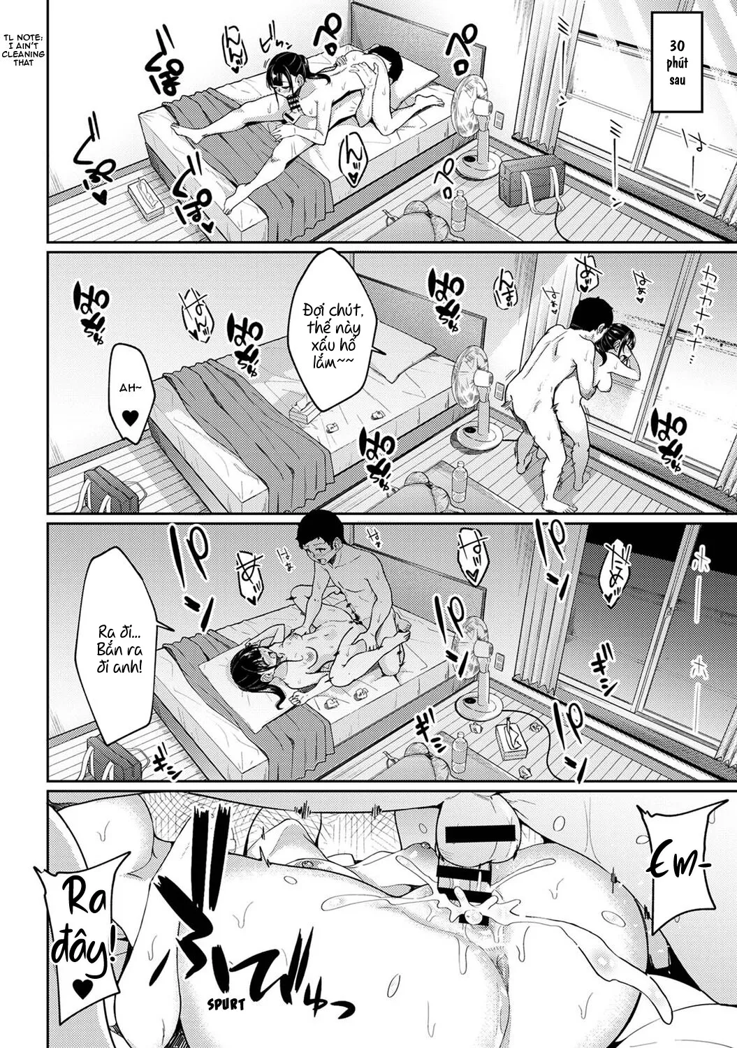 HentaiVN.net - Ảnh 21 - Tôi cố chịch em gái khi thấy ẻm mặc tạp dề khỏa thân... [I Woke Up to my Naked Apron Sister and Tried Fucking Her] - Chap 9