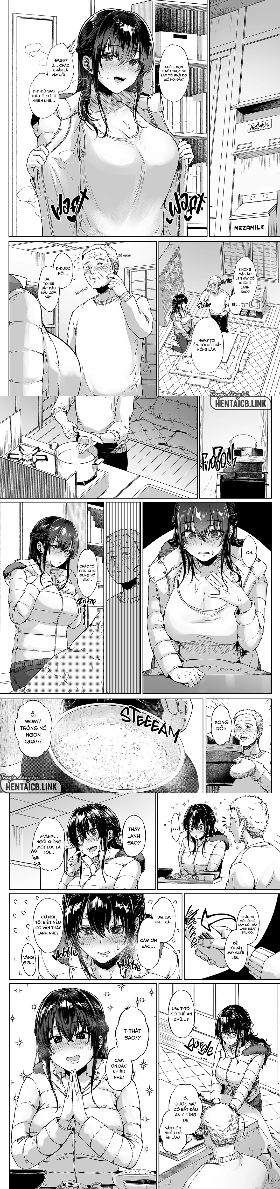 HentaiVN.net - Ảnh 4 - Yukiguni no Younetsu - Hirusagari no Muboubi Hitozuma wo daku - Oneshot