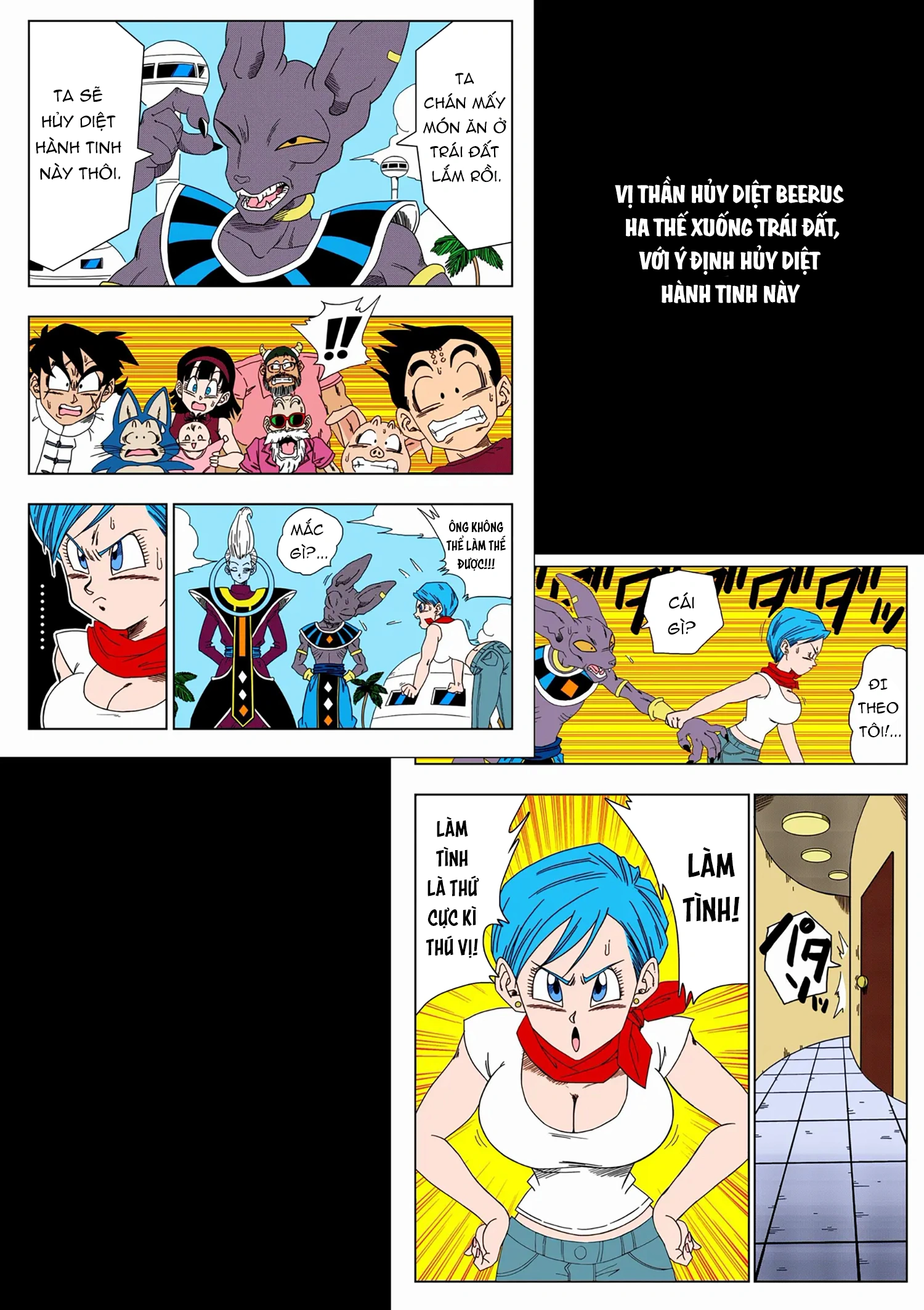 HentaiVN.net - Ảnh 3 - Không ai dám chống đối Beerus 3 - Chap 3
